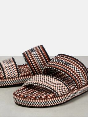 Chloe Rori woven sandals slides 38